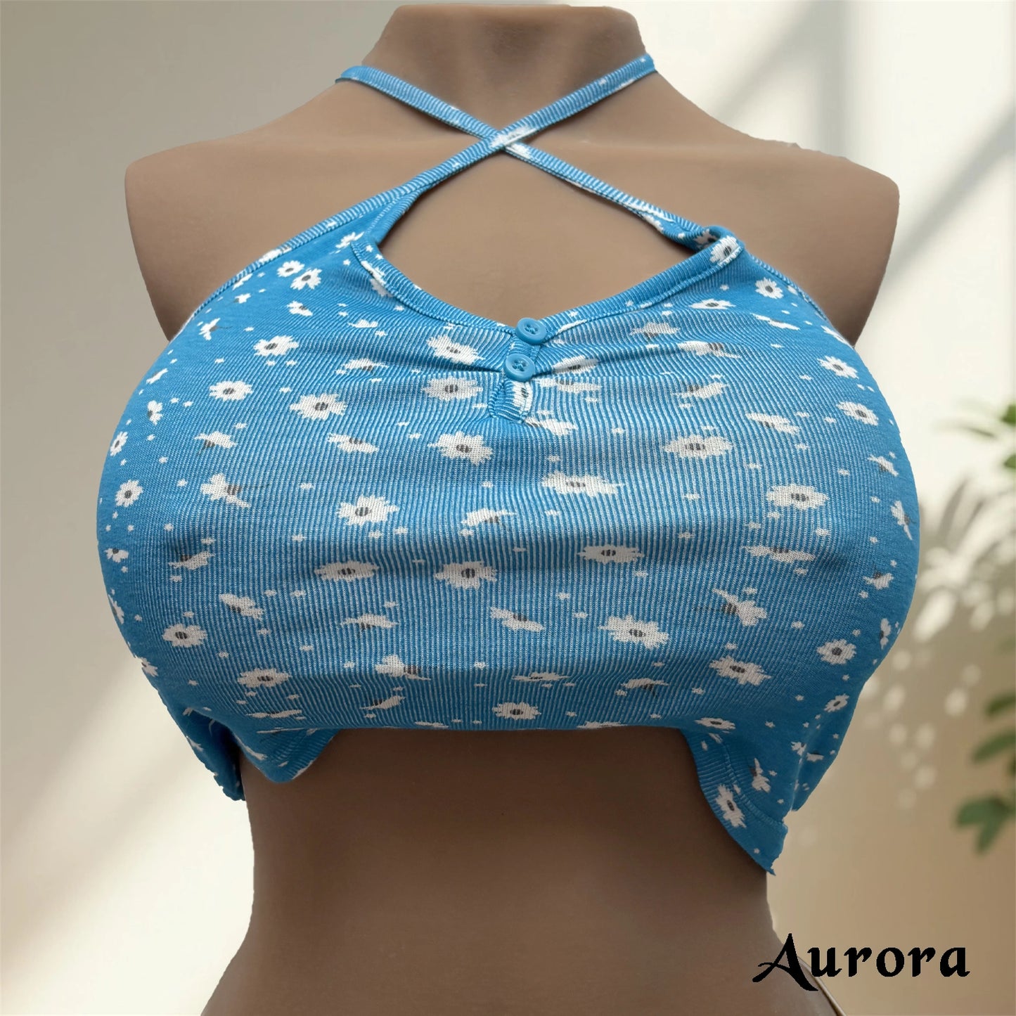 Aurora in Blue Top – Bold Summer Flower