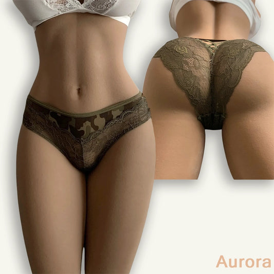 Culotte Camouflage & Dentelle – Désarmante Tentation