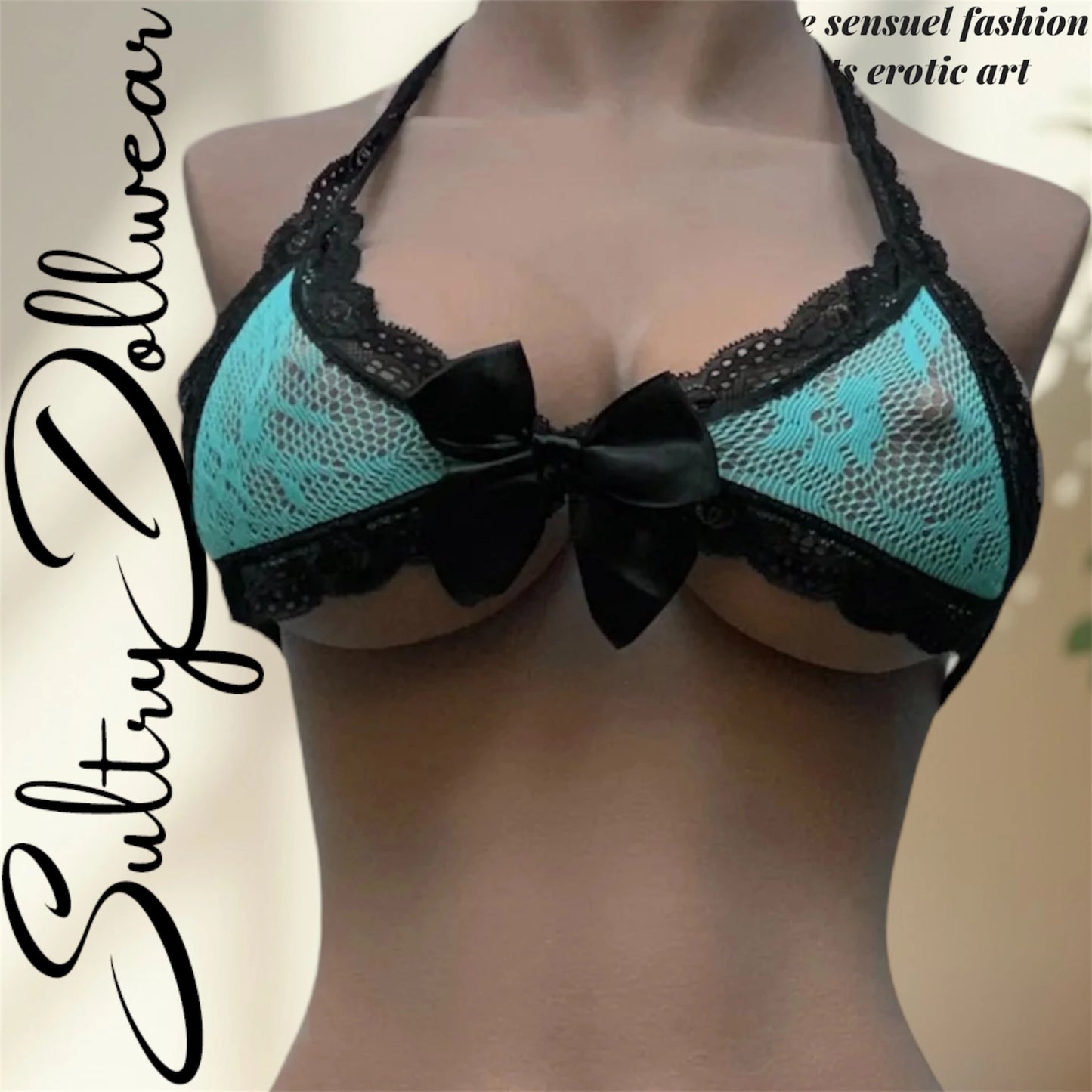 Top Coquin Émeraude – Dentelle Séduction