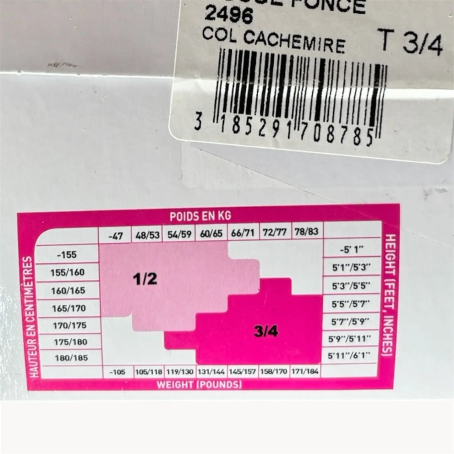 Collant Le Bourget ModaChaud 80d Made in France