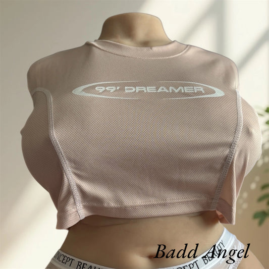 badd angel in croc-top sport jennyfer