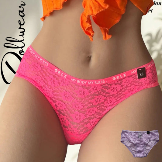 Lilac or pink lace panties Jennyfer - Sensual Liberty