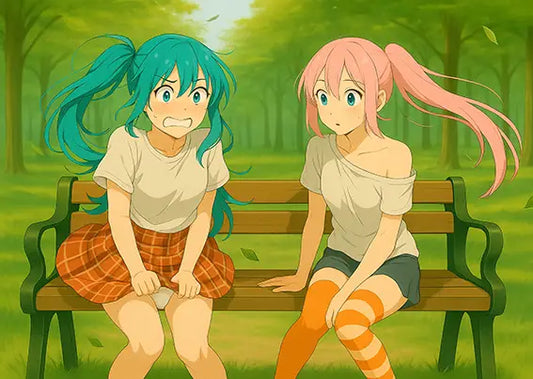 Affiche Clm doll Miku et Yui - Promenade au parc2