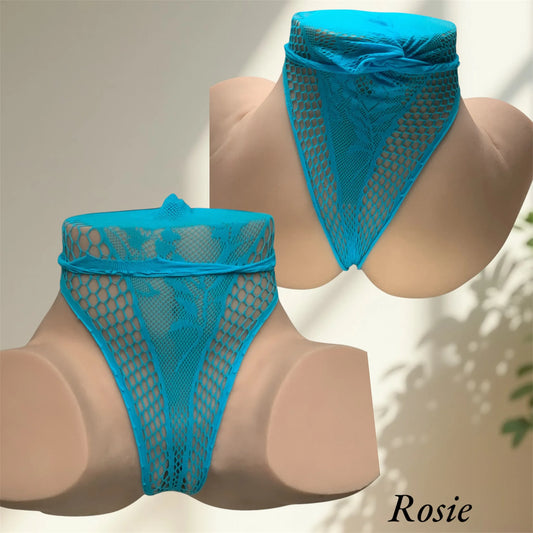 Body en Maille Bleu – Mystère Captivant