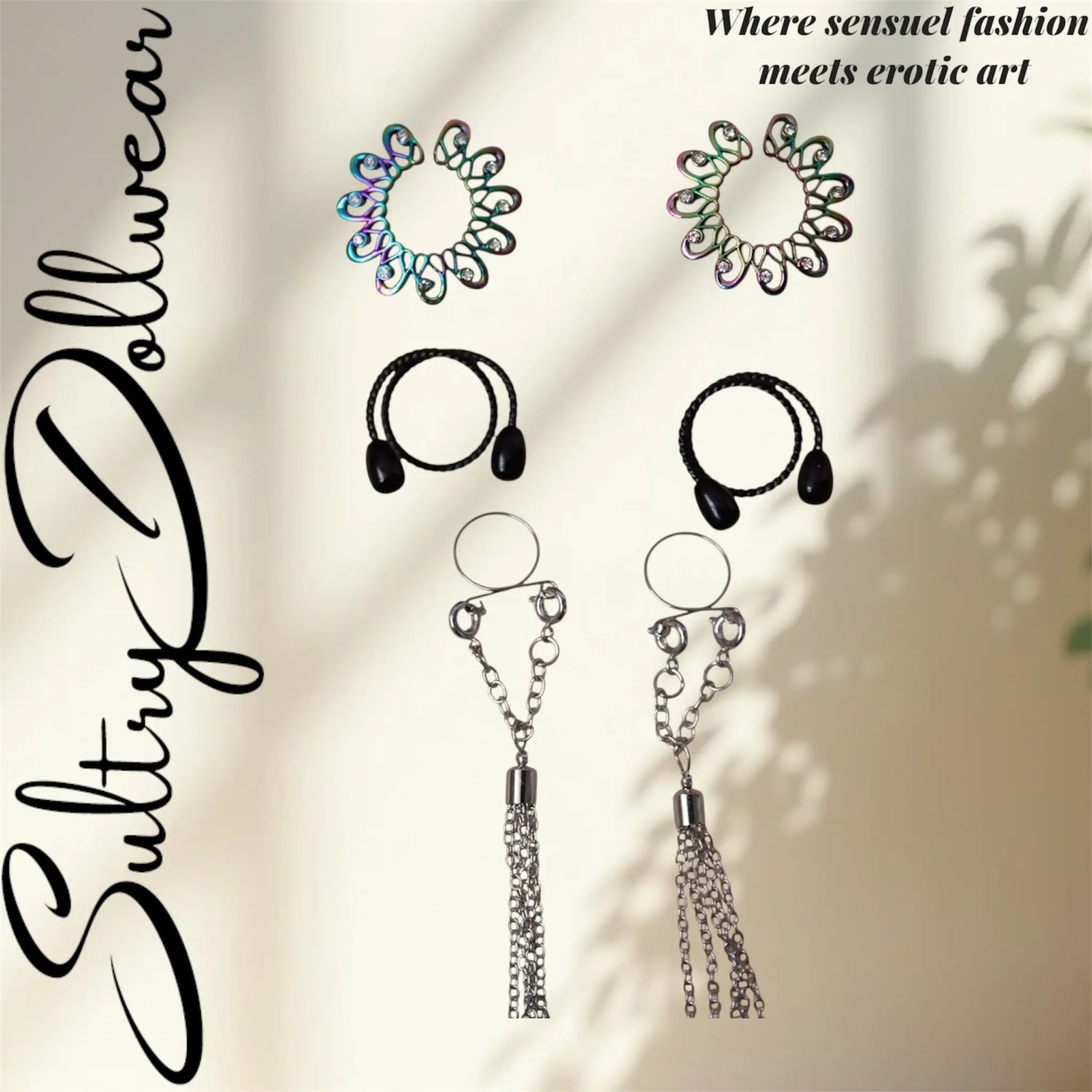 Chest piercing for torso doll