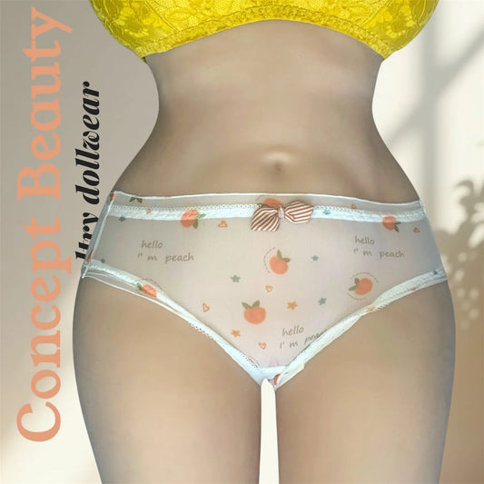 Culotte Kawaii en Tulle Transparent – Douceur et Fantaisie