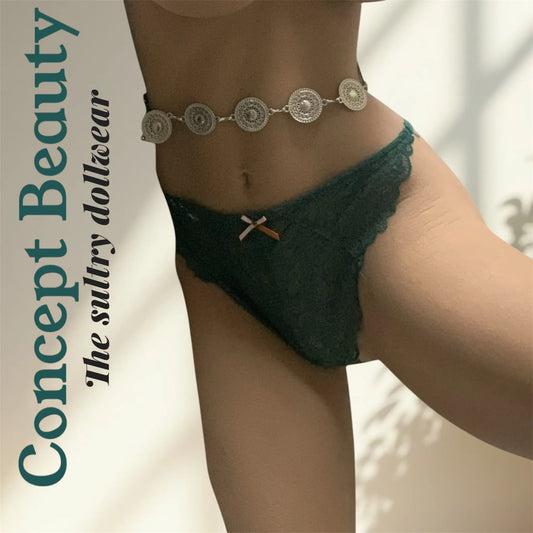 Culotte Dentelle Verte – Sophistication Séduisante