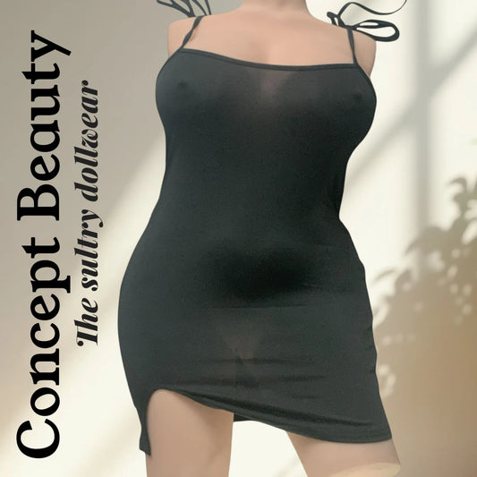 Robe noire moulante – Dark Temptation