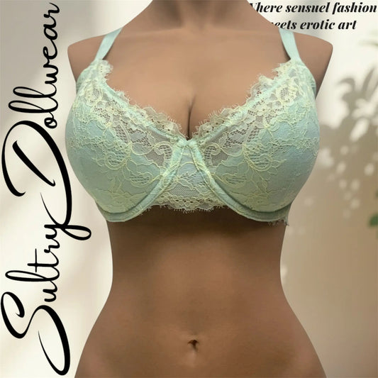 Soutien gorge vert menthe - Élégance et Confort Sublimés