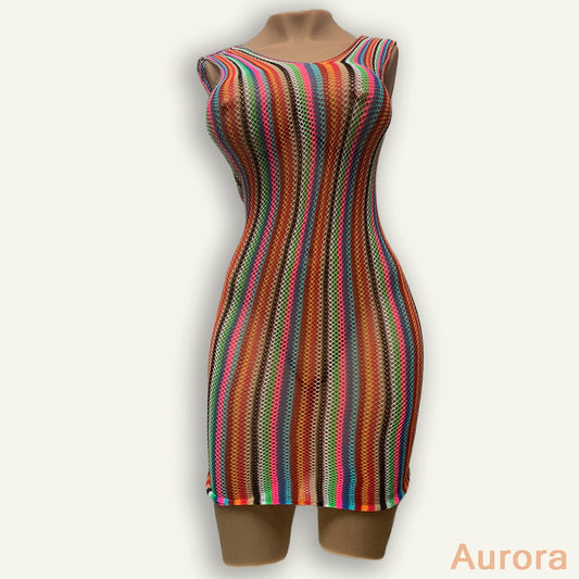 Combinaison en Maille Multicolore – Tourbillon de saveur