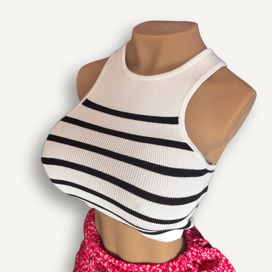 Top Rayé, Graphique, Sexy Minimal