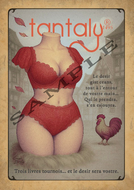 tantaly old france erottc poster